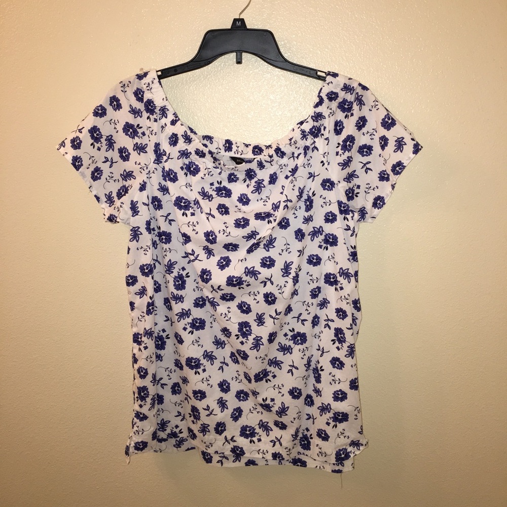 Off the shoulder flower top